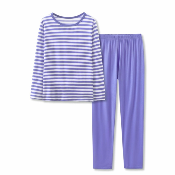 Tebbis girls striped pajama set - Picture 1 of 4